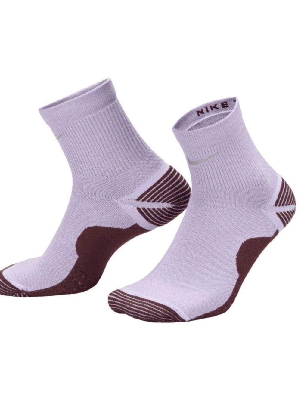 NWT 2 pair Nike Women’s Lavender Trail Running Ankle Socks Wool Blend  $48